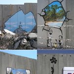 <b>뱅크시</b>가 그린 콘크리트 벽화