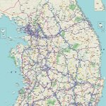 대한민국 지도 (<b>남한</b>만)