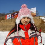 <b>장나라</b> 스키장 패션