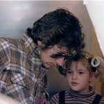 <b>et</b> 찍을때의 스필버그 감독과 드류베리모어