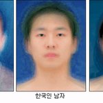 디지털로 <b>합성</b>한 세계인·한국인 '평균 얼굴'