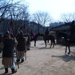 <b>용인</b> 민속촌에서 해신 촬영 장면