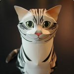 <b>종이</b>로 만든 고양이