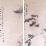 장승업(張承業) - 왕희지관<b>아도</b>(王羲之觀鵝圖)/무송반환도(撫松盤桓圖)