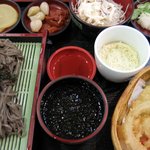 모밀<b>정식</b>을 먹었습니다