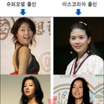 스타비교, 슈퍼모델출신 vs 미스코리아