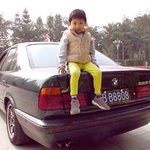 아빠의 <b>bmw</b> 위에서