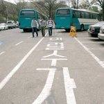 학교 주차장에 새겨진 <b>사자</b>성어