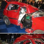 오토바이 250km 과속운전 사고 현장