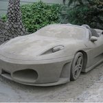 <b>모래</b>로 만든 페라리 f430