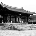 창경궁 명정전에서....