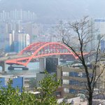 부산대교와 <b>영도</b> 다리