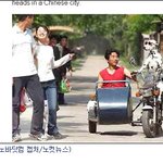 주인님 달려-모터바이크 운전하는 개