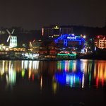 <b>원천</b>(수원)유원지의 야경