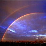 노을과 무지개