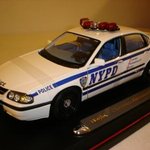 <b>모형</b>제작된 ny 시보레 임팔라 순찰차