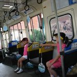 어느 버스의 <b>냉방</b>장치