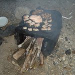 삼겹살 구이 - <b>야외</b>