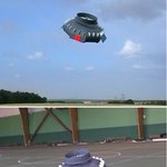 헬기와 호버크라프트의 장점이 합쳐진 <b>ufo</b>형 비행장치