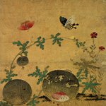 신사임당(申師任堂)의 초충도(草蟲圖) - 수박과 <b>들쥐</b>