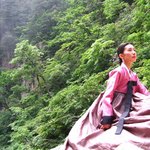 김서형 금강산 <b>한복</b> 화보 촬영