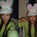 토끼머리띠를 한 <b>한별</b>이 넘 귀여워요