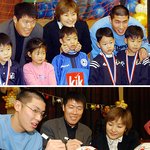 <b>불우</b>이웃돕기 나선 태극전사들 i