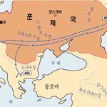 훈족의 <b>정복</b>지역