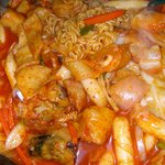 오늘 <b>점심때</b> 먹은 떡볶이