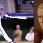 라디오로 wbc<b>청취</b>하는 부시..