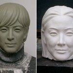 배용준-최지우 동상, 이번엔 닮았나?