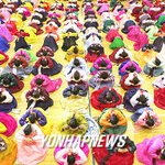 색색 한복입고 계례를