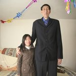최<b>장신</b> 중국인 28세 연하 신부와 결혼