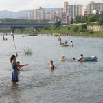 경안천의 여름 풍경
