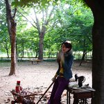 유니온<b>베이</b> 화보 찰영 준비하는 서지혜 직찍