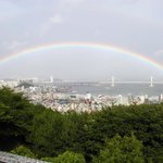 광안대로의 쌍무지개 입니다... 실제 정말 <b>장관</b>이였는데.