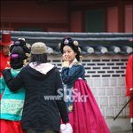 촬영중인 <b>이진</b> 구혜선, 친해보여~