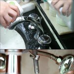 <b>세면기</b>에 약숫물이 졸졸졸...