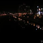밤에본 분당의 <b>탄천</b> 사진 :)