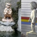 <b>볼일</b> 보는 소녀와 소년 @0@