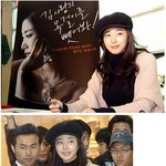 <b>늘씬</b> 몸매 김사랑, 종로 팬싸인회 현장