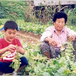 할머니와 <b>손자</b>