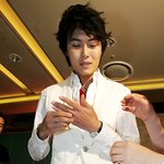 <b>재희</b>, 설레는 핸드프린팅 현장