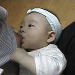 엄마 <b>쭈쭈</b> 먹는 모습과 먹은후의 모습~!!