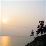 바다위의 <b>일몰</b>