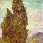 빈센트 반 고흐 - <b>two</b> cypresses