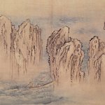 단원(檀園) 김홍도(金弘道) - 편주도해도(片舟渡海圖)