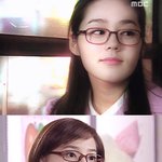 <b>안경</b>쓴 한가인과 <b>유진</b>.