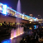 청계천 <b>분수</b> 야경
