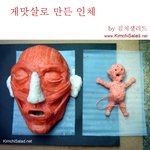 게맛살로 만든 <b>인체</b>(약간혐오)